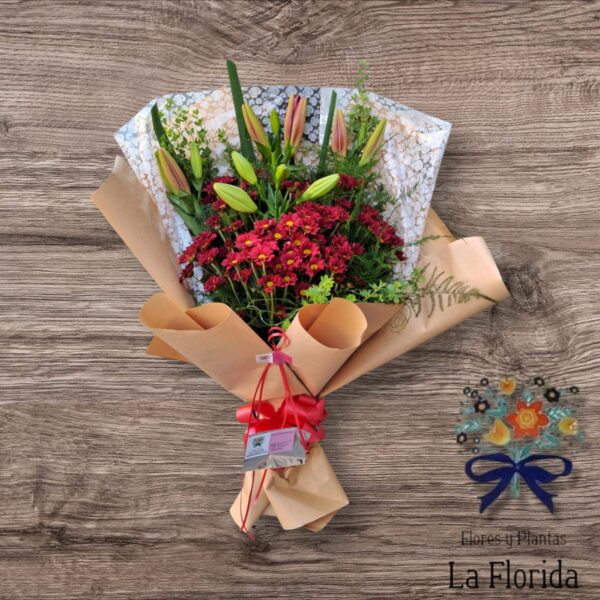 Ramo liliums con San Vicente