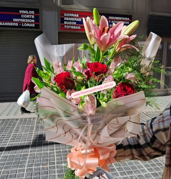 A1 ramo con rosas